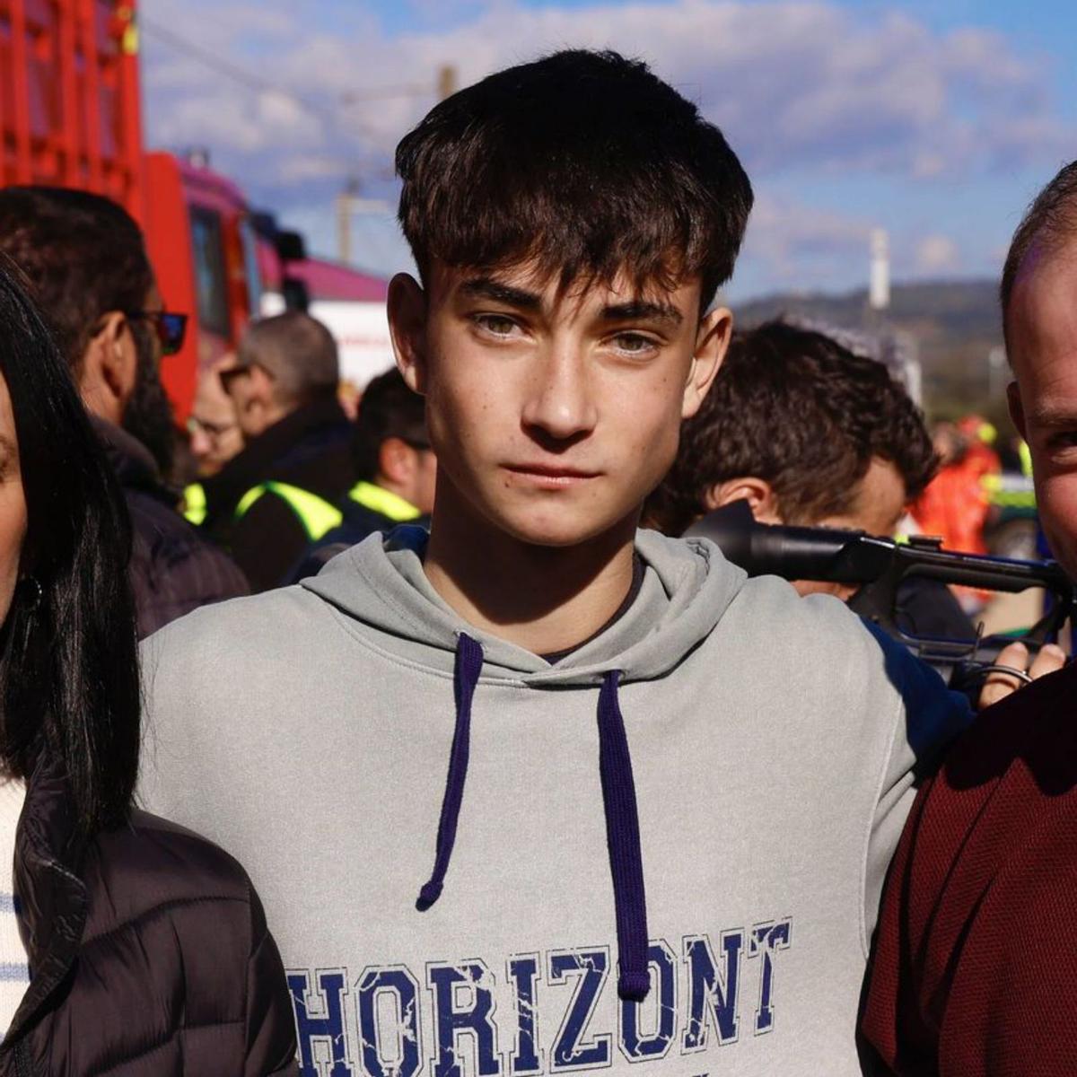 Julio, un heroi de 16 anys en el rescat