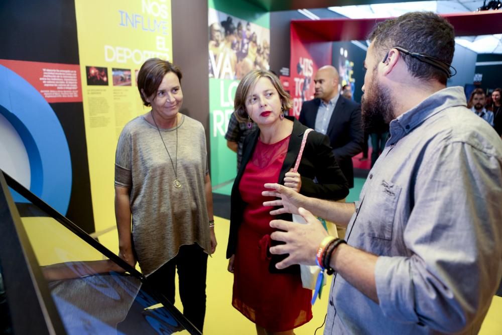 Visita de Ana Taboada, vicealcaldesa de Oviedo, a la Feria de Muestras de Asturias