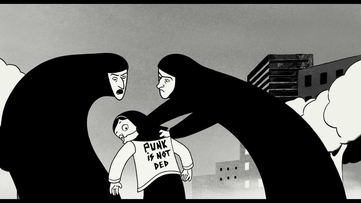 &#039;Pérsepolis&#039; es un cómic que narra la vida de una niña durante la revolución islamista de 1979.