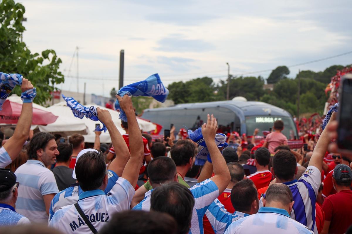 La gran final por el ascenso entre el Nástic y el Málaga CF, en imágenes