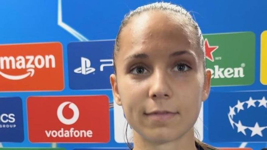 Martina Fernández: “Jugamos muy bien al fútbol, pero también defendemos muy bien”