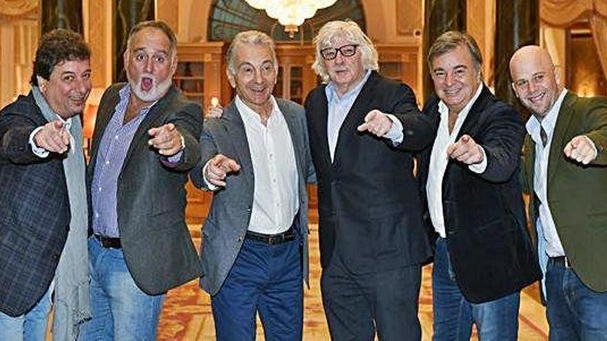 El grup argentí en la presentació a Barcelona de l&#039;espectacle que es podrà veure avui a la Sala Gran del Kursaal a les 9 del vespre