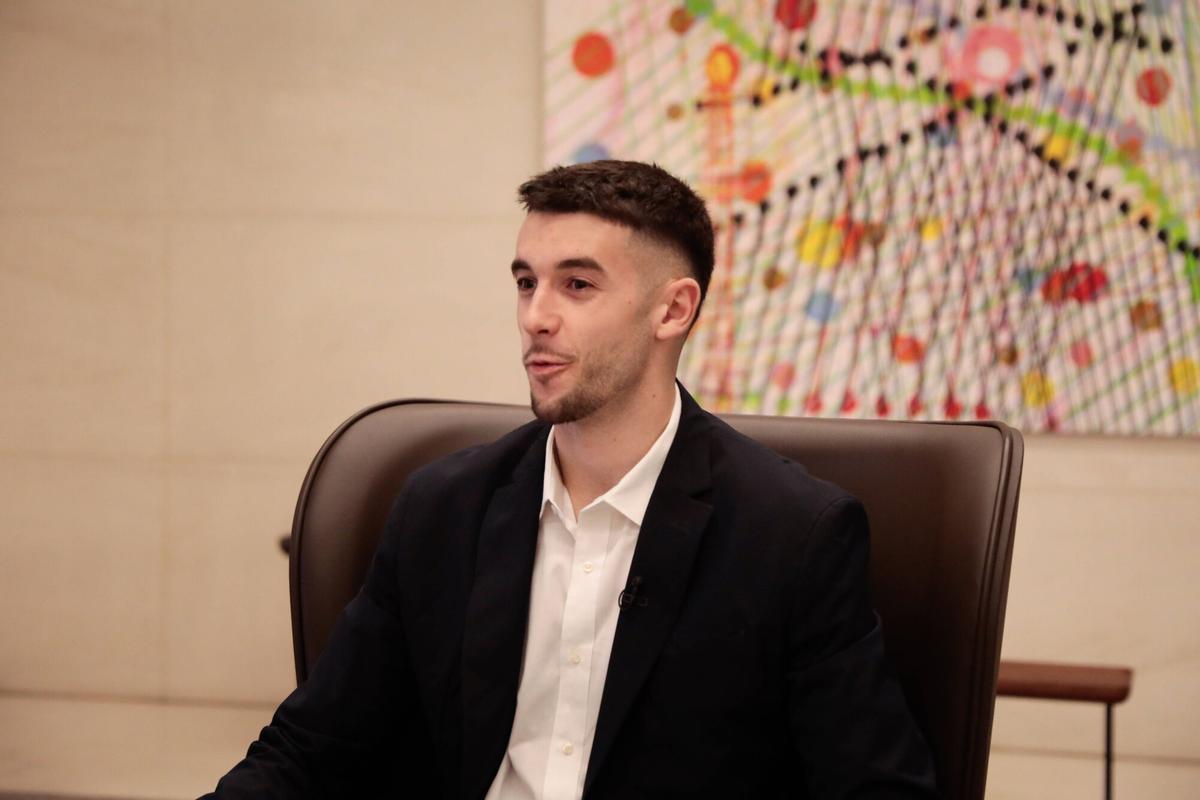 Joan Garcia, durante la entrevista con SPORT en la Festa de l'Esport Català