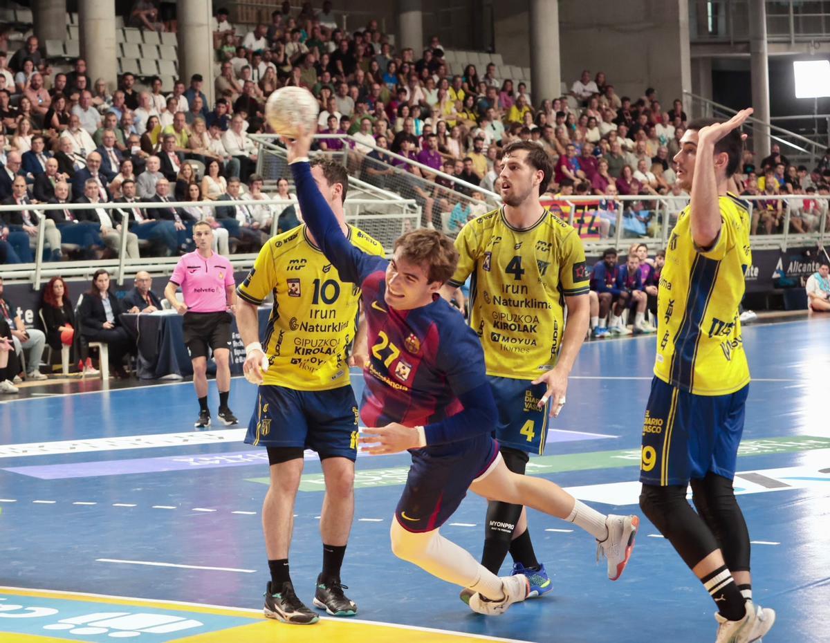 Estas son las imágenes de la final de la Copa del Rey de Balonmano en Alicante
