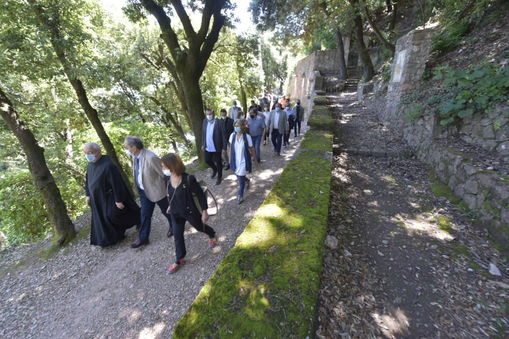 El president Torra presenta la primera ruta de «Camins del català»