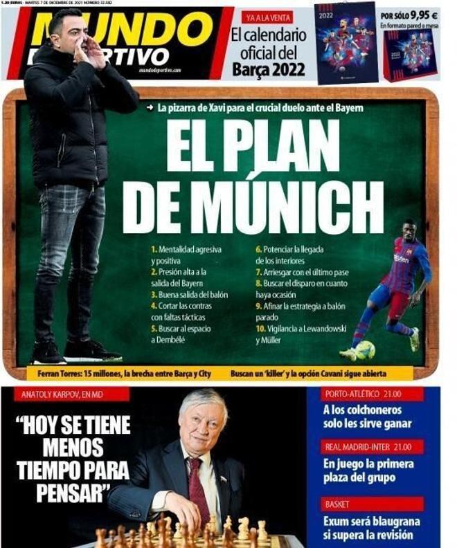 Las portadas de la prensa del día