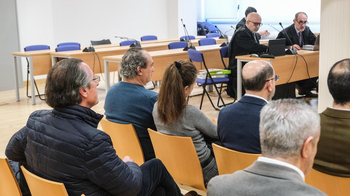 Una imagen del primer día del juicio en la sección XI de la Audiencia