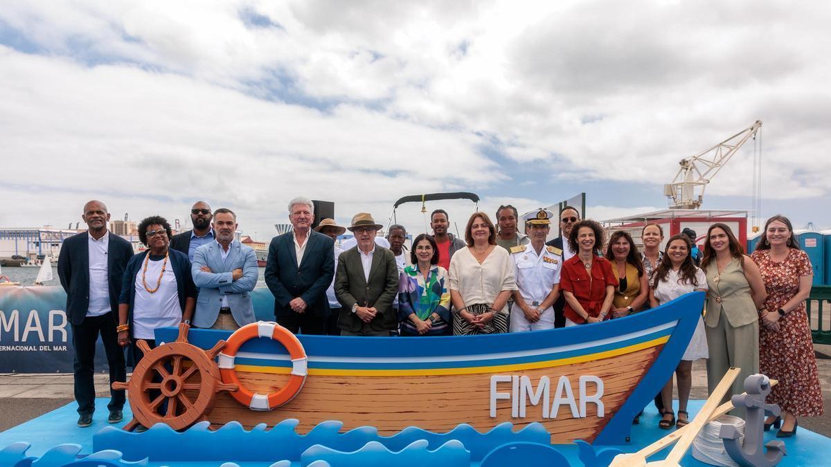 Inauguración de la Feria Internacional del Mar (FIMAR) en Las Palmas de Gran Canaria