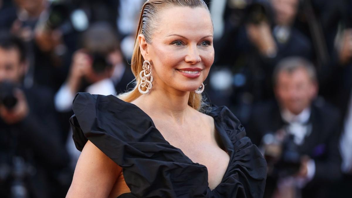 La actriz canadiense Pamela Anderson, en el festival de Cannes, en mayo del año pasado.