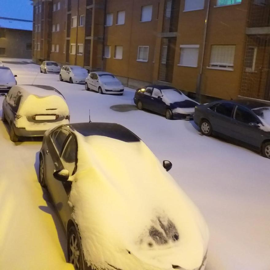 Nieve en Fuentesaúco