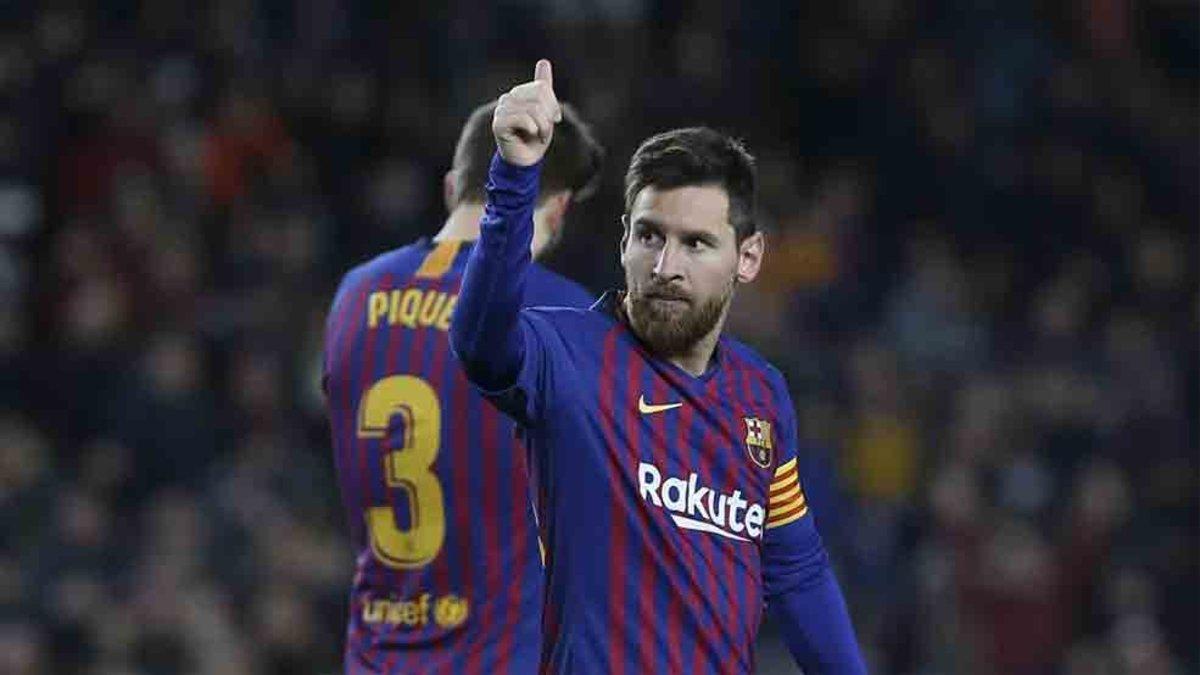 Messi liderará una vez más el ataque blaugrana ante el Valencia