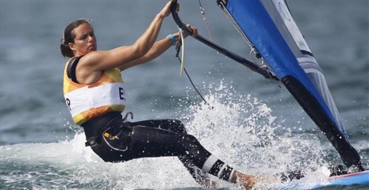 La sevillana Marina Alabau, camí de la medalla d’or, als Jocs Olímpics de Londres 2012.