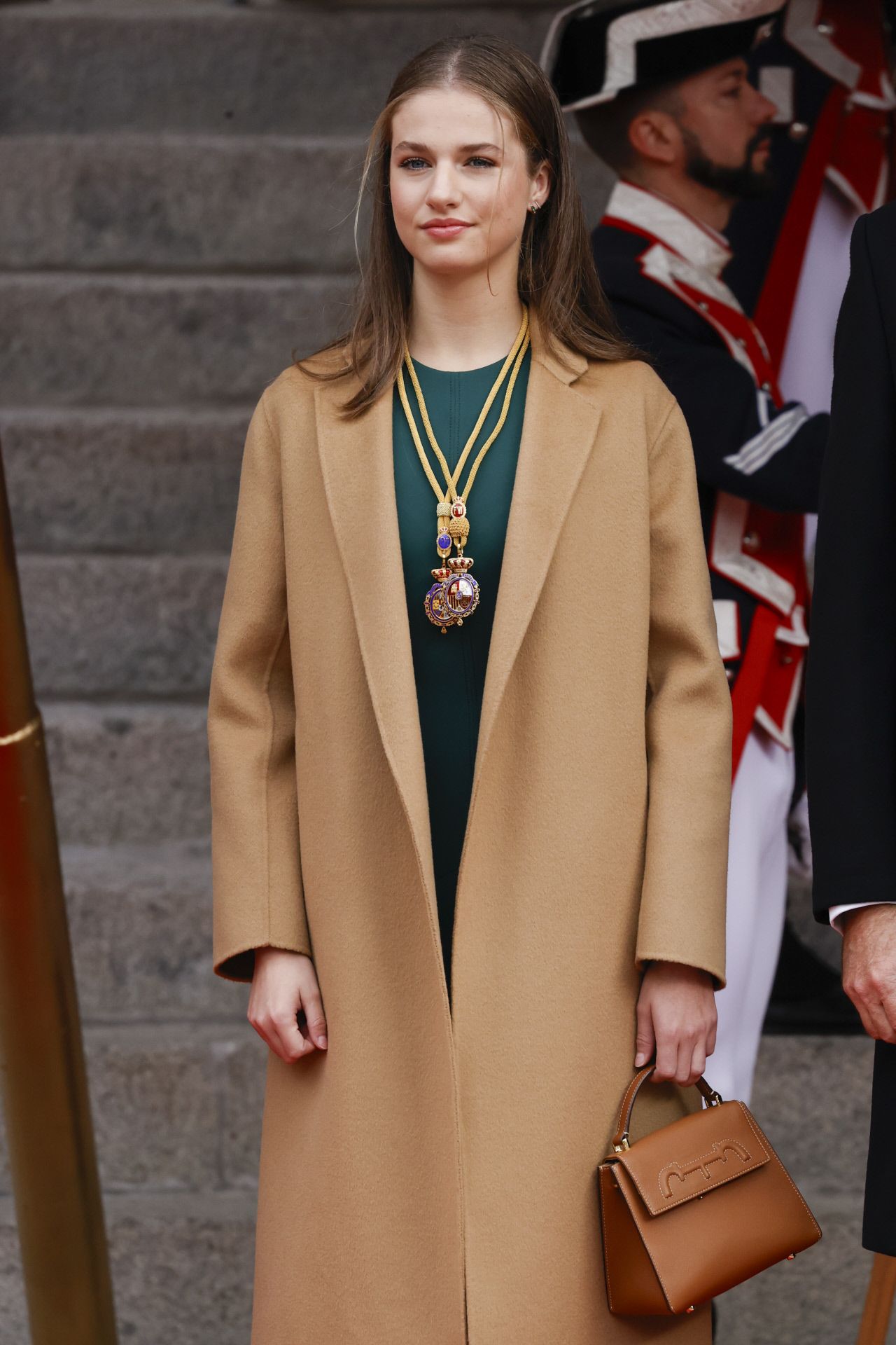 La princesa Leonor en el acto de apertura de la XV Legislatura.