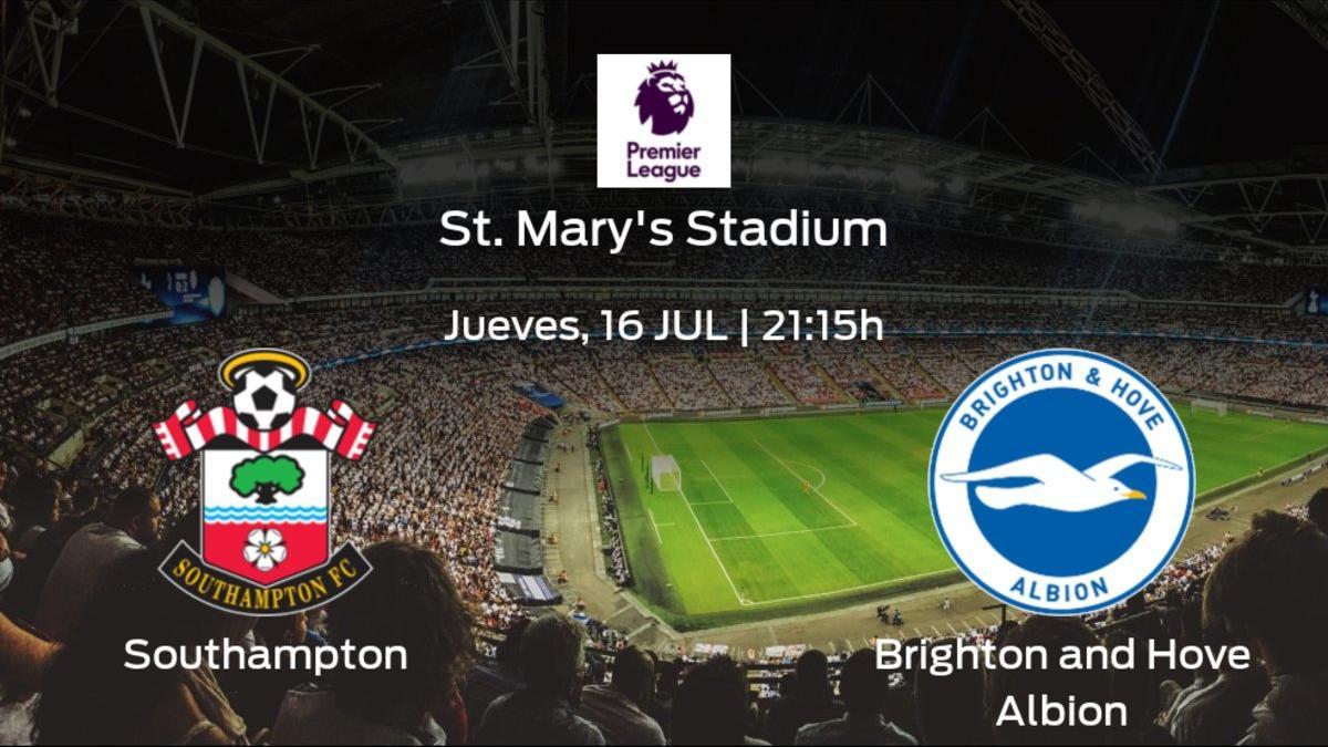 Previa del partido: el Southampton recibe al Brighton and Hove Albion en la trigésimo sexta jornada