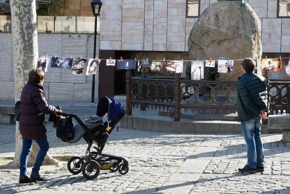 Iniciativa "Secado" en la plaza de Viriato