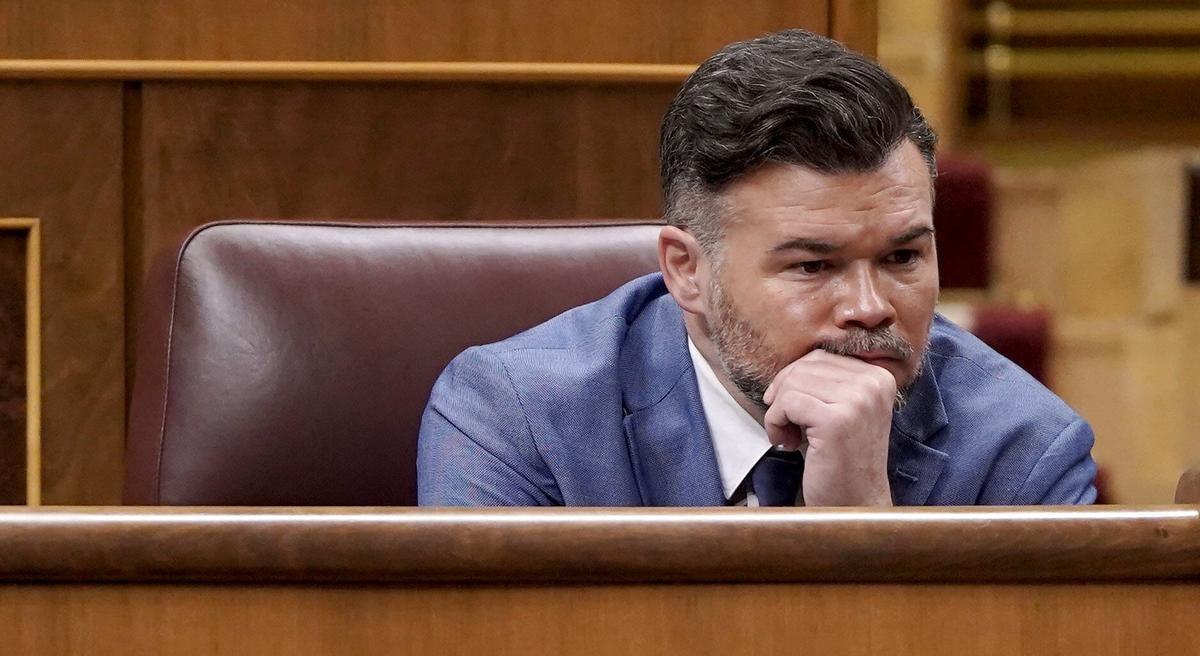 Madrid. 11.02.2026. Gabriel Rufián. Pedro Sánchez, presidente del Gobierno, durante su comparecencia en el Congreso de los Diputados