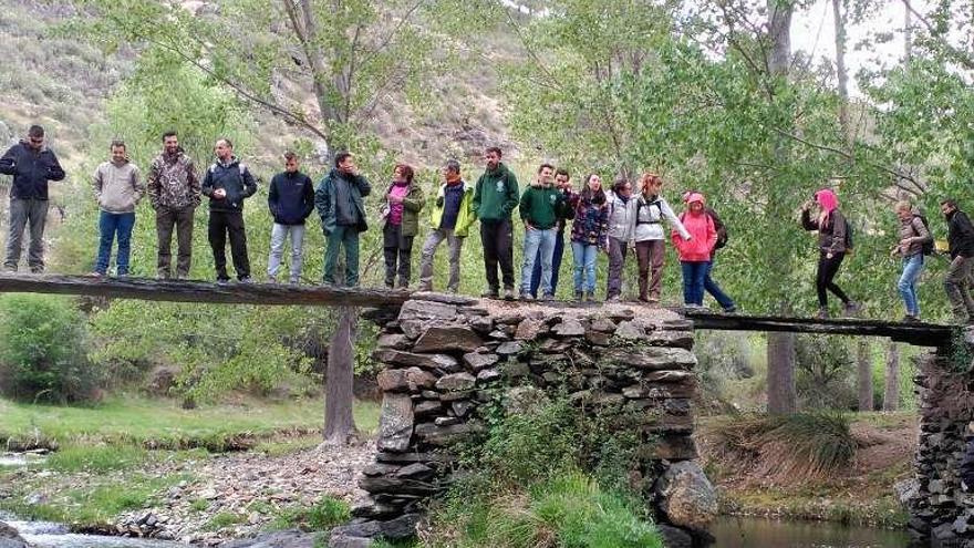 La expedición, en &quot;El Pontón&quot; de Nuez de Aliste.