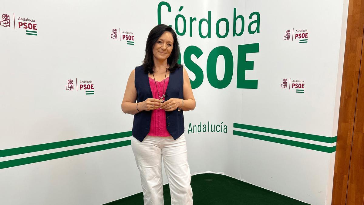 La secretaria general del PSOE de Córdoba, Rafi Crespín.