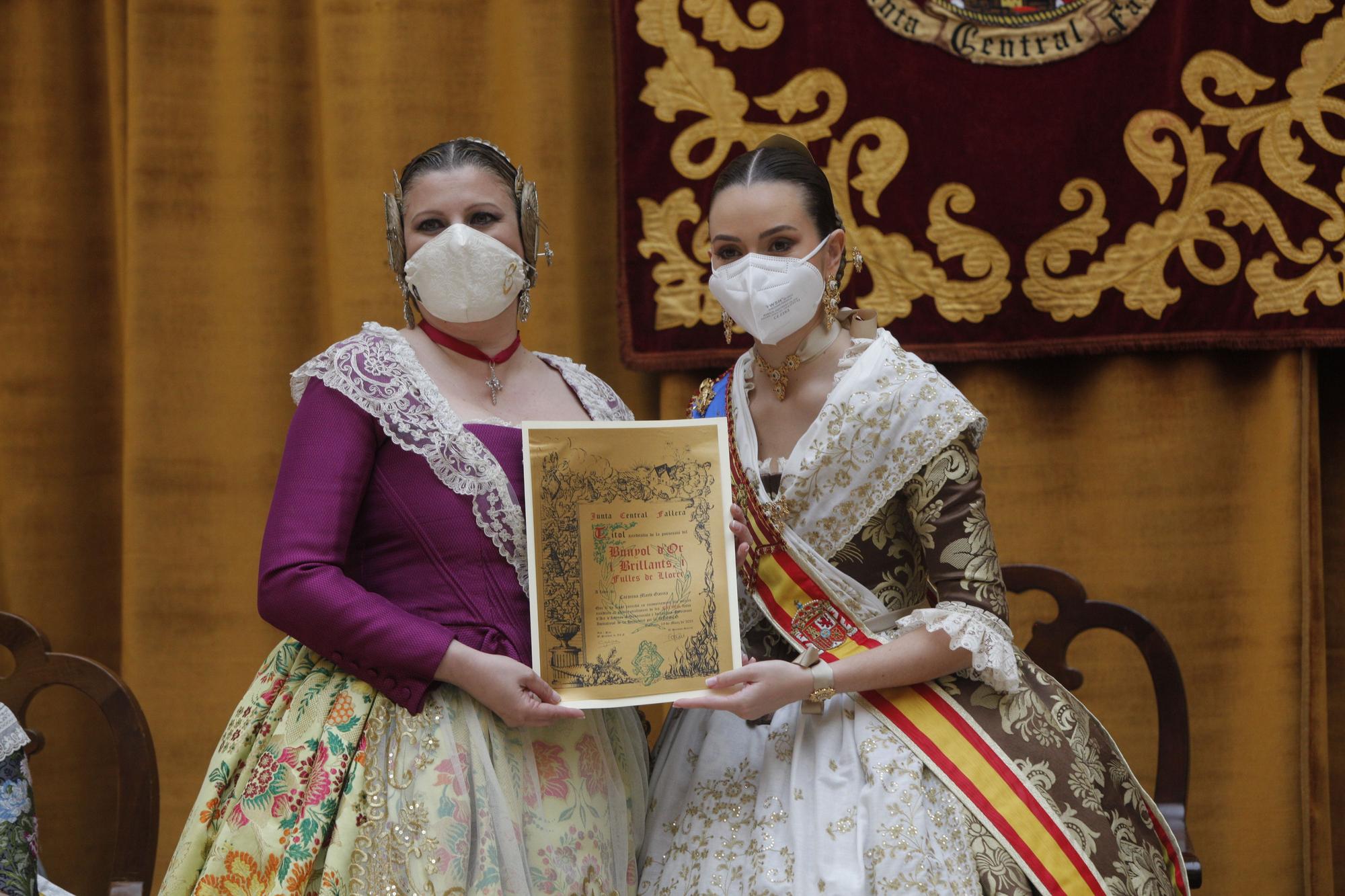 Las dos sesiones de homenaje de "brillants" en las fallas de Jesús