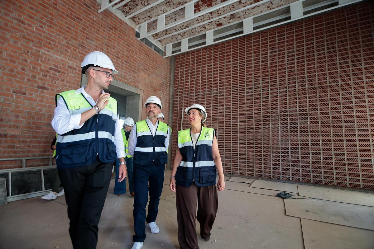 Visita a las obras del Viera y Clavijo Visita a las obras del Viera y Clavijo