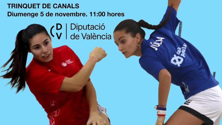 Canals acogerá la primera final femenina del Autonómico de parejas de raspall “Trofeu Diputació de València”