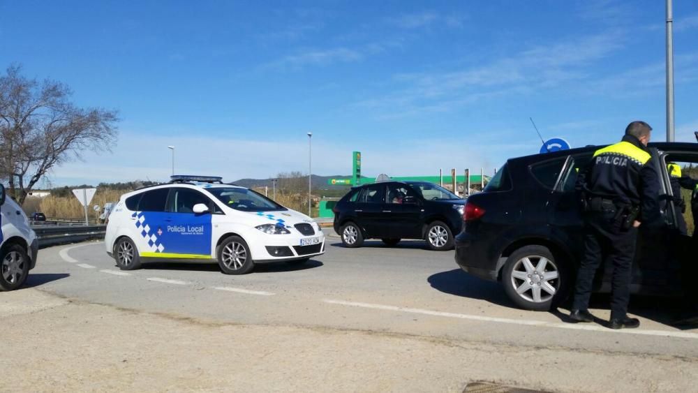 La Policia Local els ha enxampat en un control rutinari a la sortida del municipi