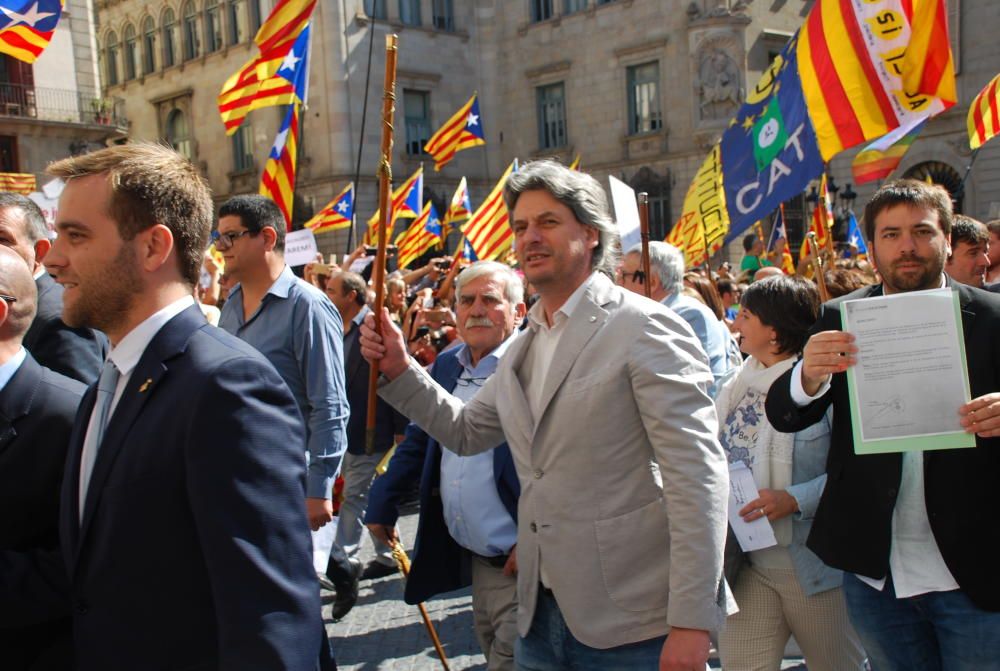 Alcaldes de la Catalunya Central a Barcelona