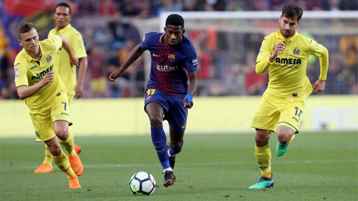 LALIGA | FC Barcelona - Villarreal (5-1): Dembélé vivió su primera gran noche en el Camp Nou con este recital