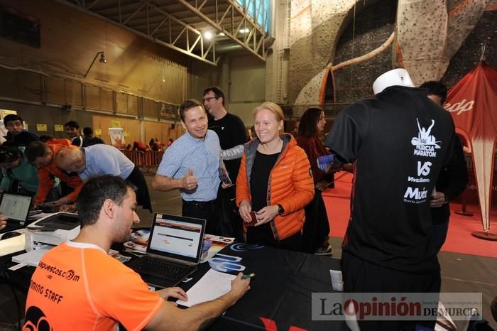 Entrega de dorsales de la Maratón de Murcia