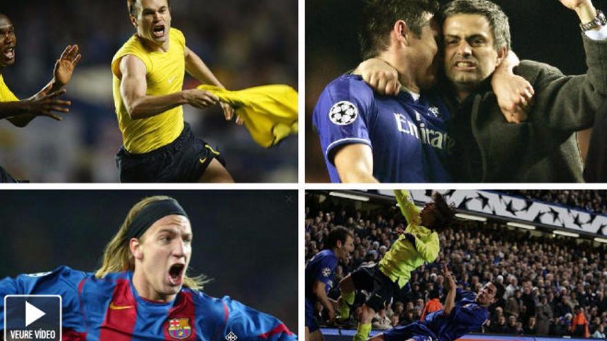 Els millors moments dels Barça-Chelsea.