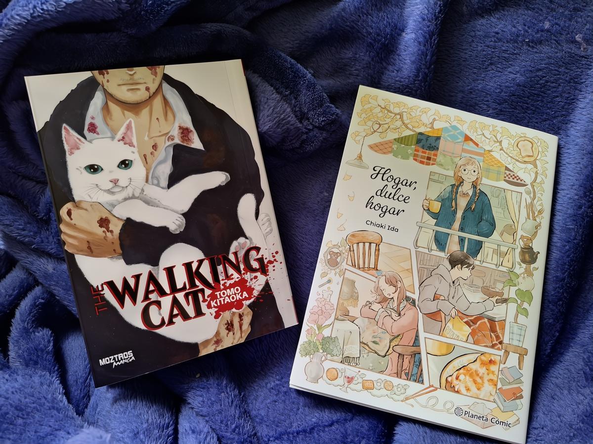 Mangas 'Walking cat' y 'Hogar, dulce hogar'