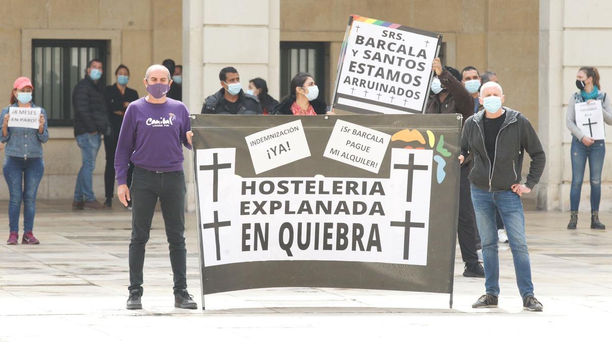 protesta de los hosteleros