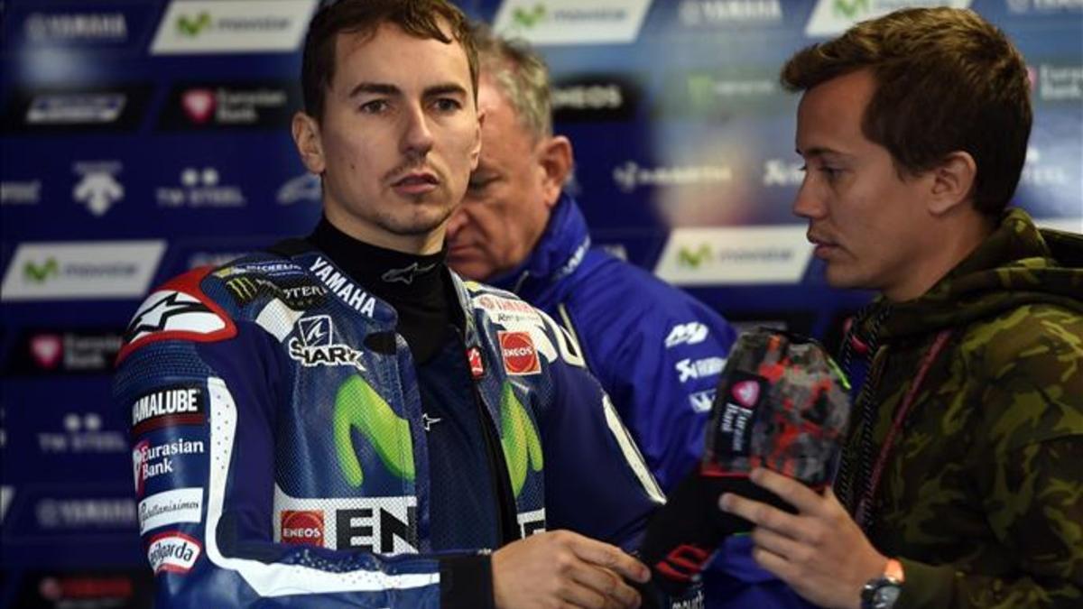 Lorenzo, sin confianza en su Yamaha