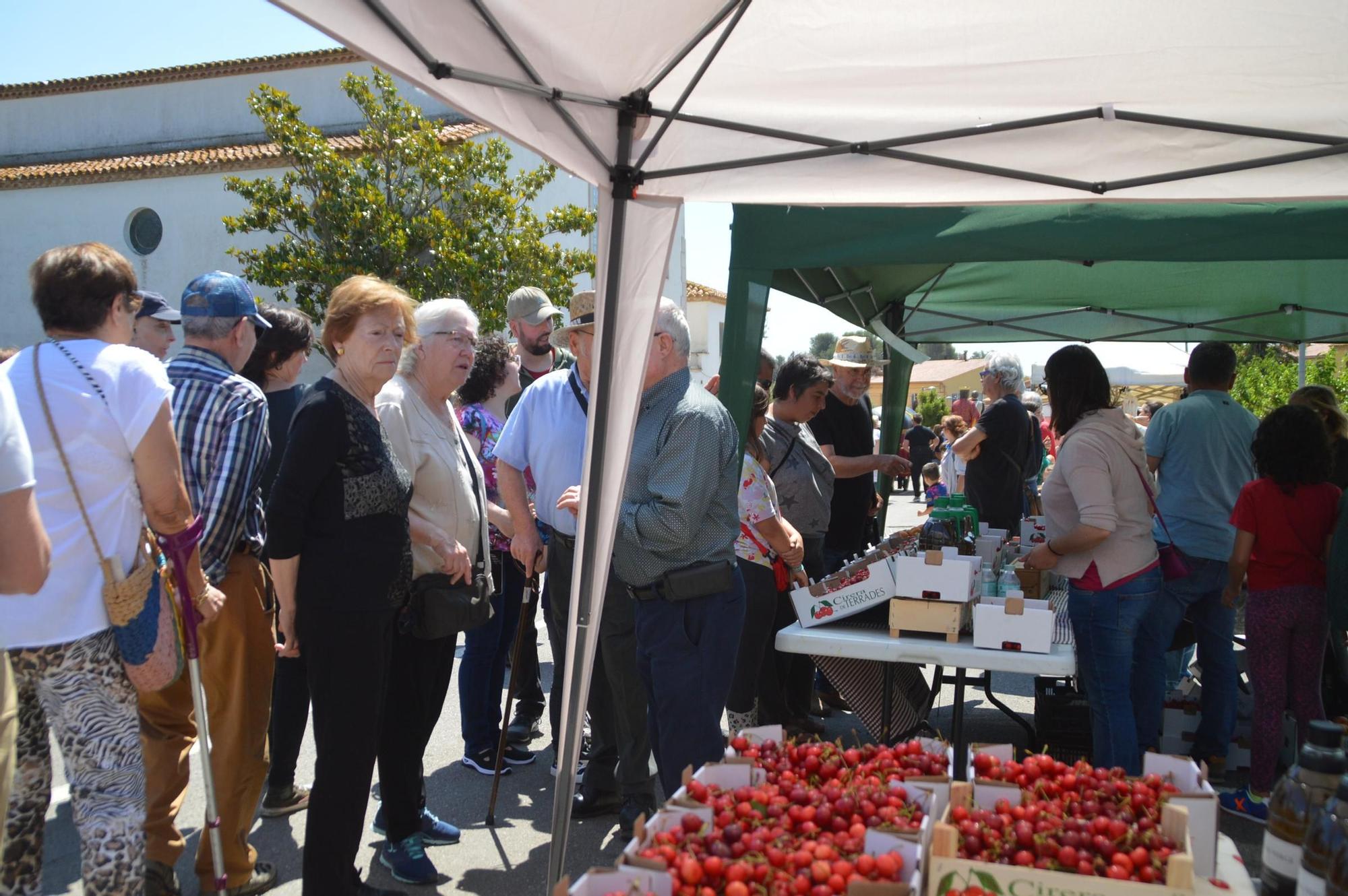 Llers viu amb intensitat una Fira de la Cirera amb molts visitants