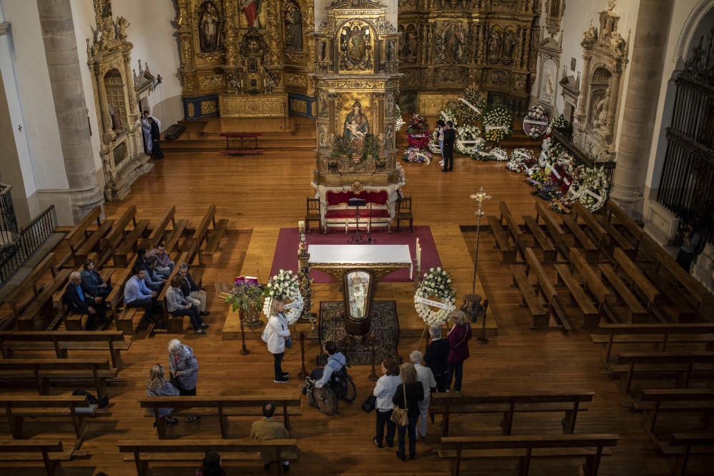 La capilla ardiente del Obispo de Zamora