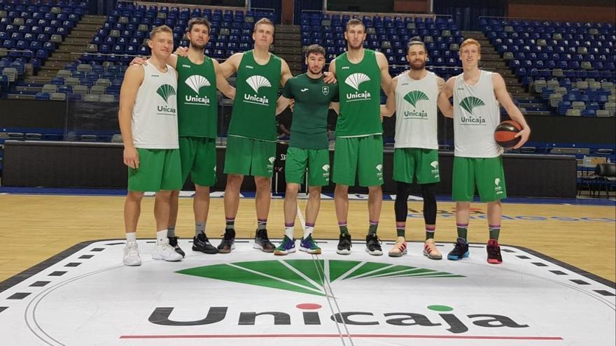 Los 7 jugadores internacionales del Unicaja.