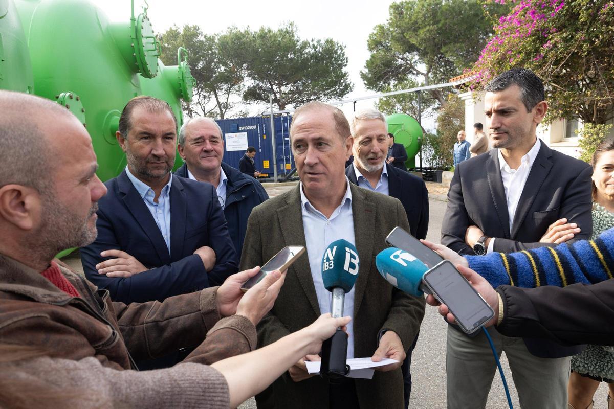 Todas las imágenes de la puesta en marcha de la desaladora de Sant Antoni