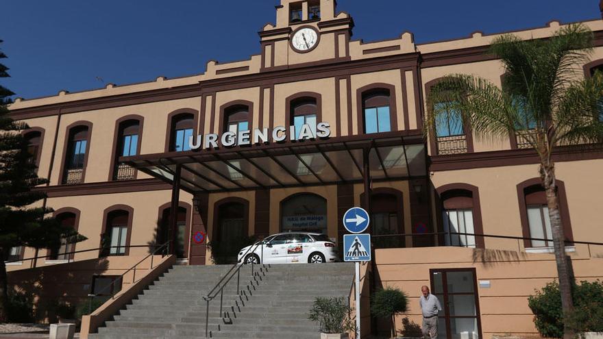 La entrada de Urgencias del Hospital Civil.