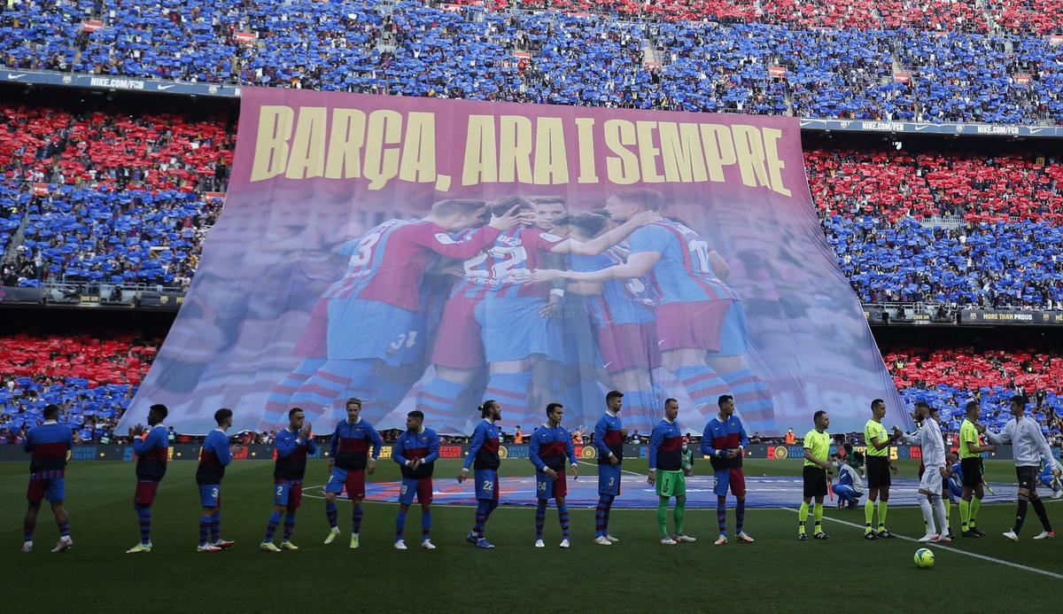 La afición vuelve al Camp Nou para vivir un Barça - Real Madrid.