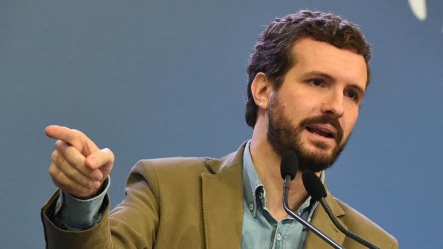 El líder del PP, Pablo Casado.