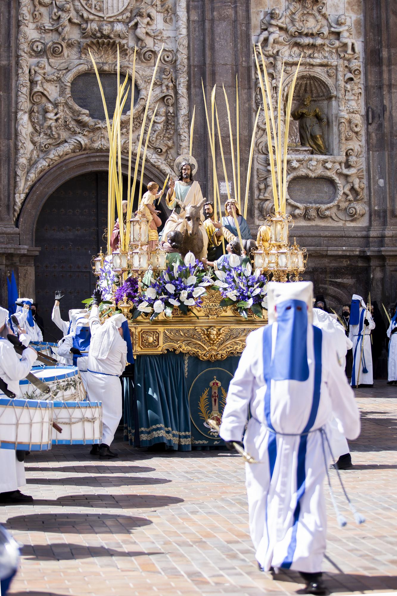 El Domingo de Ramos de Zaragoza, en imágenes