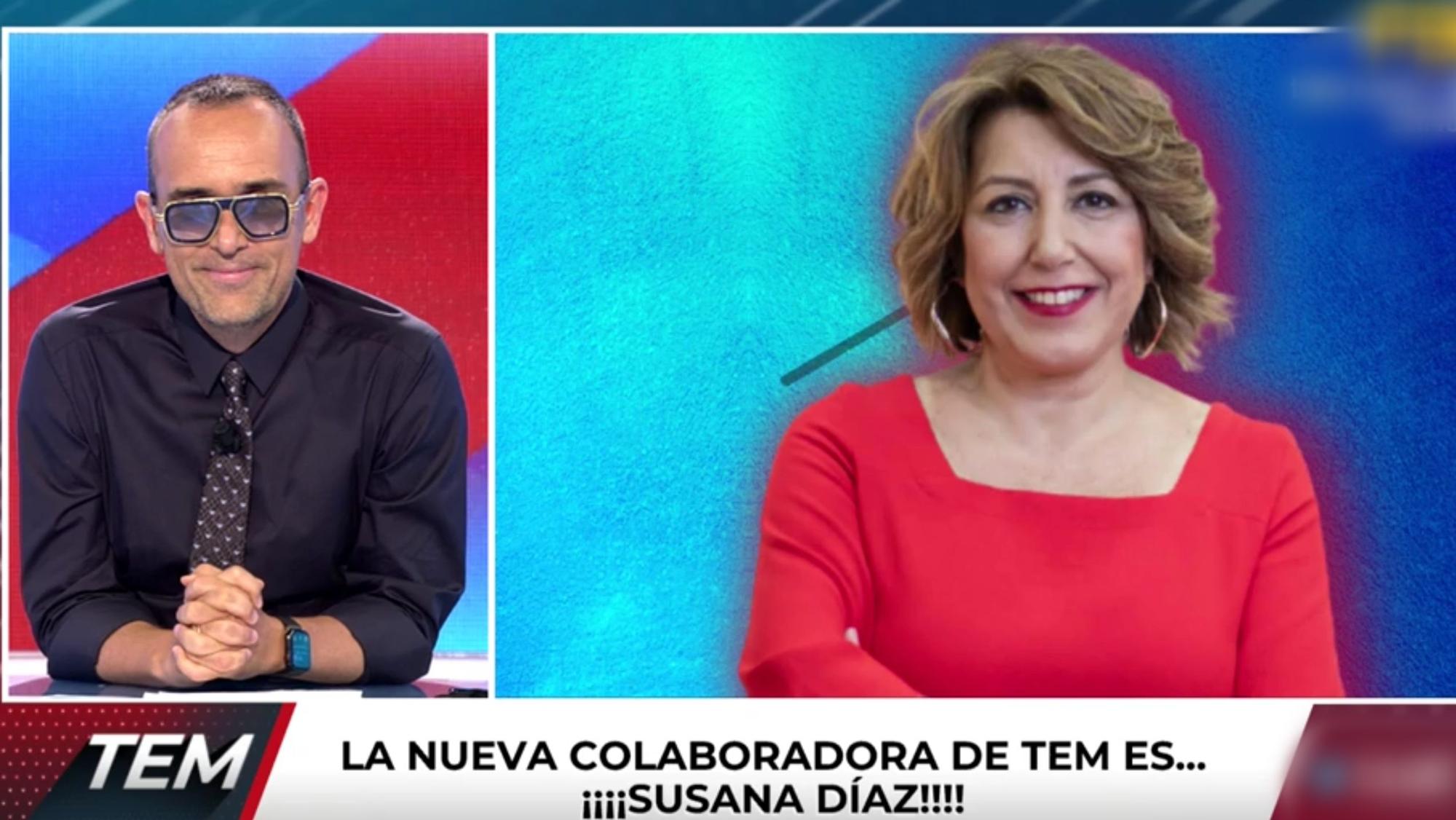 Risto Mejide anunciando de Susana Díaz por 'Todo es mentira'