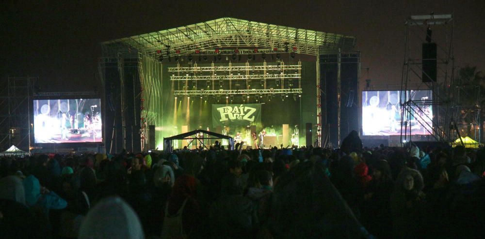 Concierto de La Raíz en la Marina de València