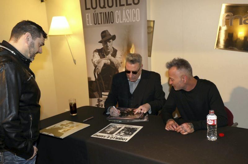 Firma de disco de Loquillo y Laurent Castagnet en Fnac