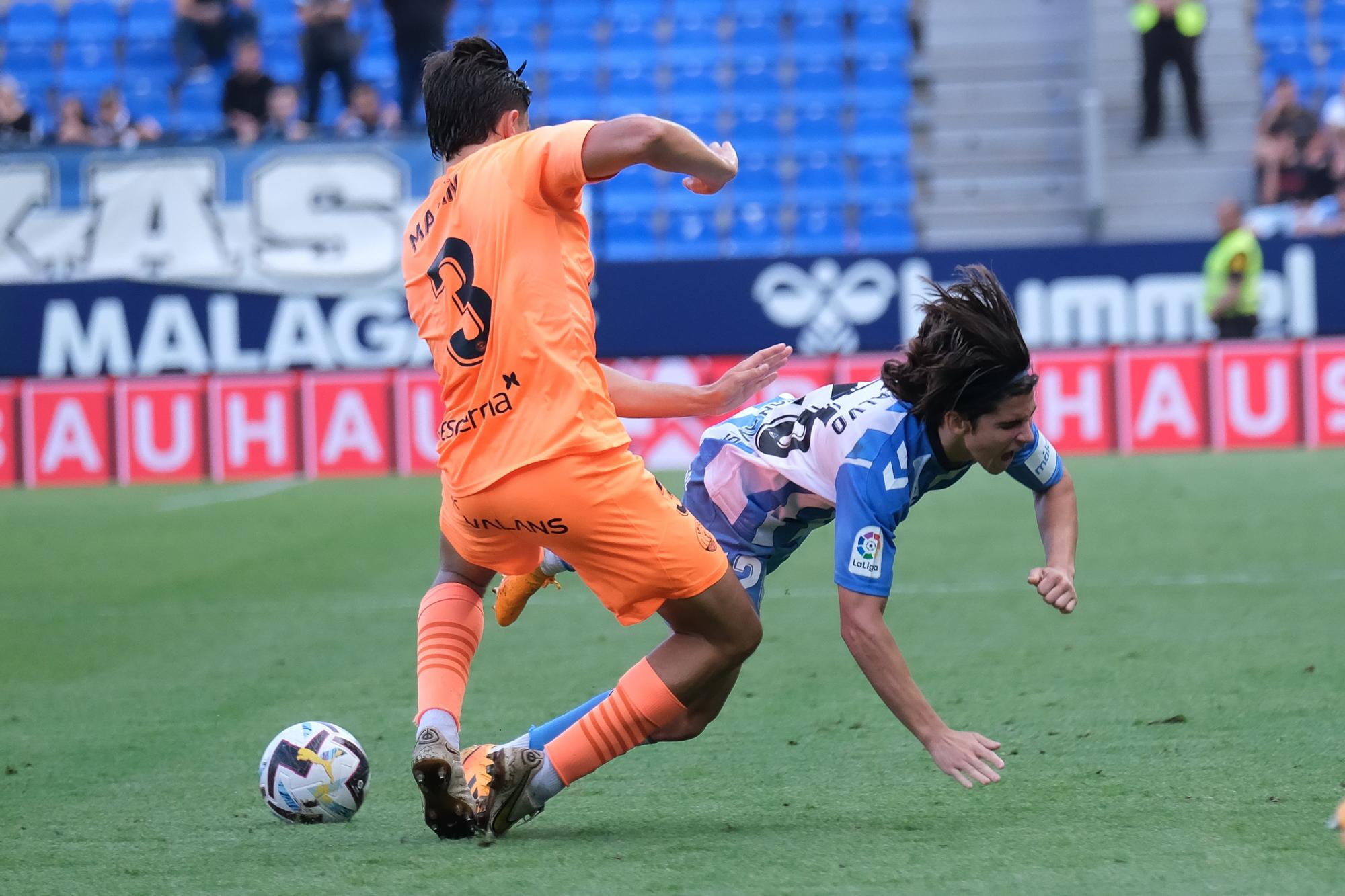 El Málaga CF - UD Ibiza, último partido de la Liga 22/23, en imágenes