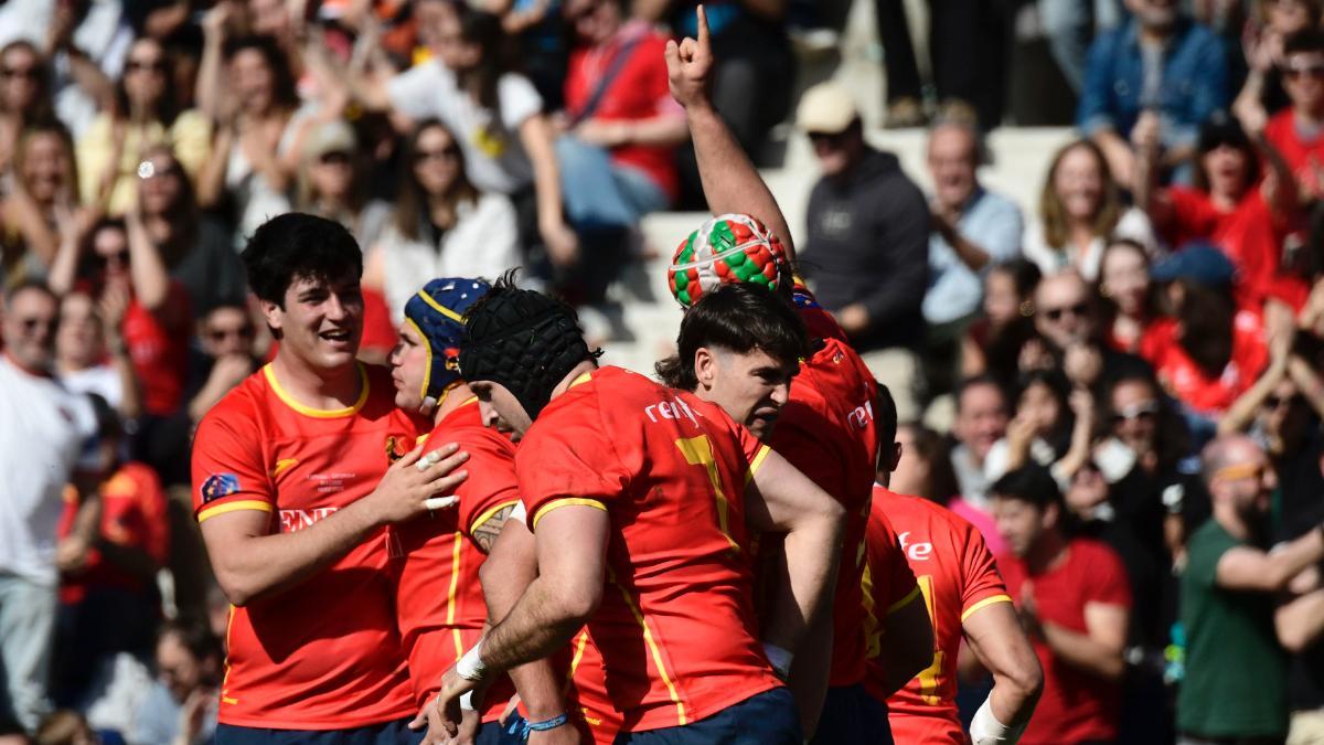 España celebró cuatro ensayos