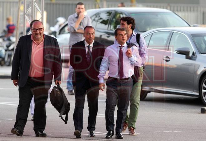 Llegada candidatos al Camp Nou