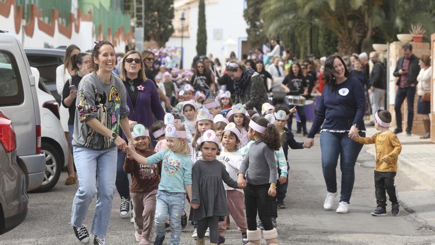 El colegio de Faura sale al parque de la Rodana el 8M