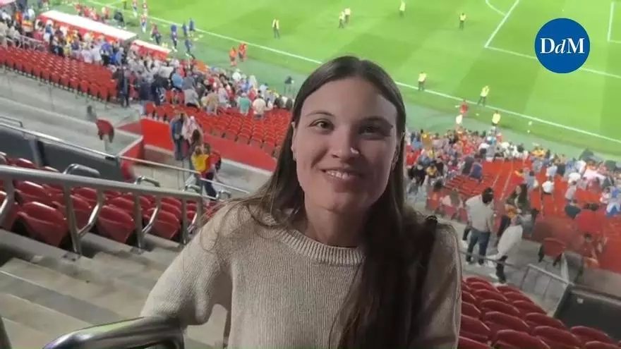 Paula García, tras el España - Inglaterra: "Ha sido una experiencia increíble"