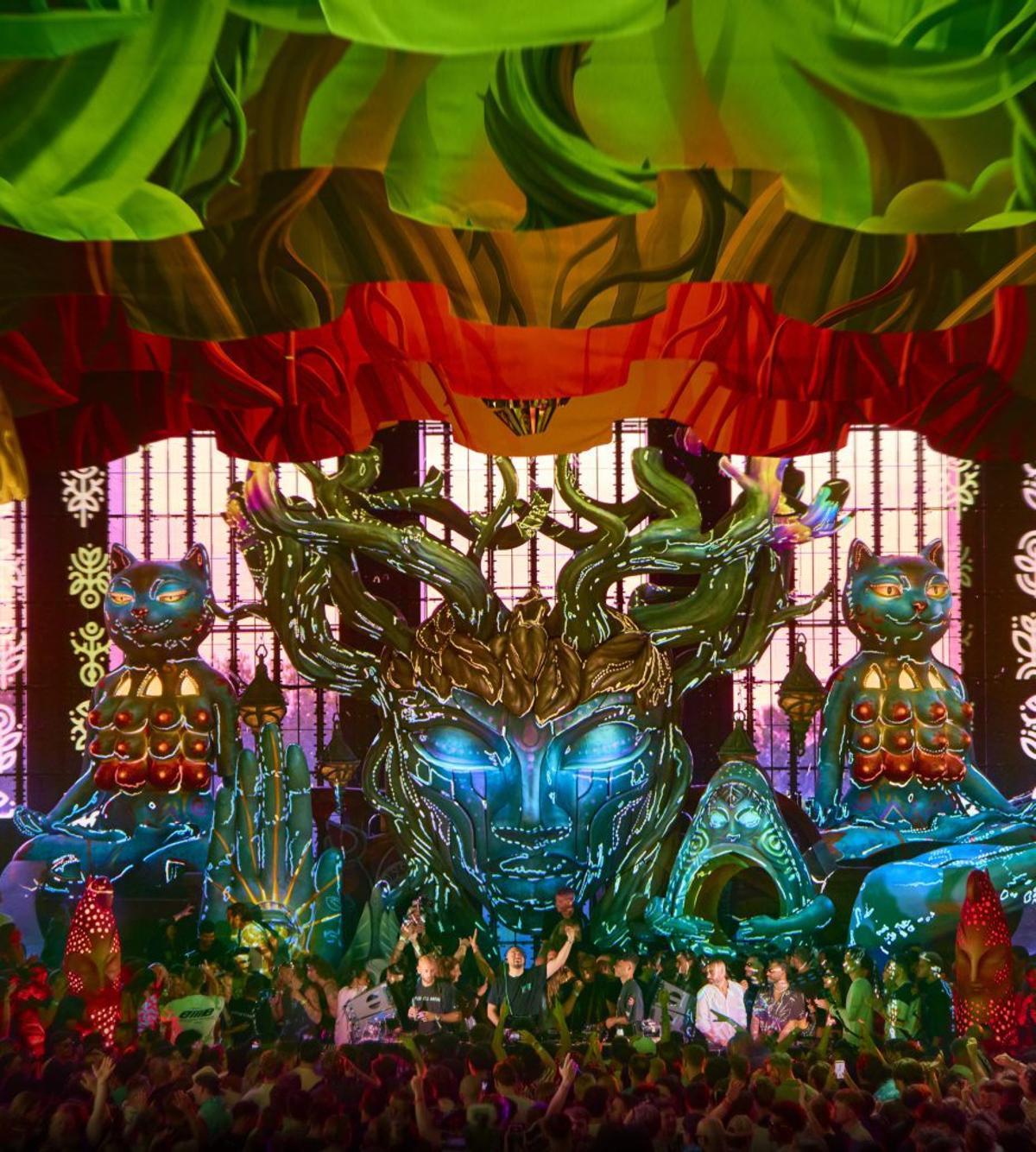 Uno de los principales atractivos de elrow es su decoración. | STEFANO MANZONI